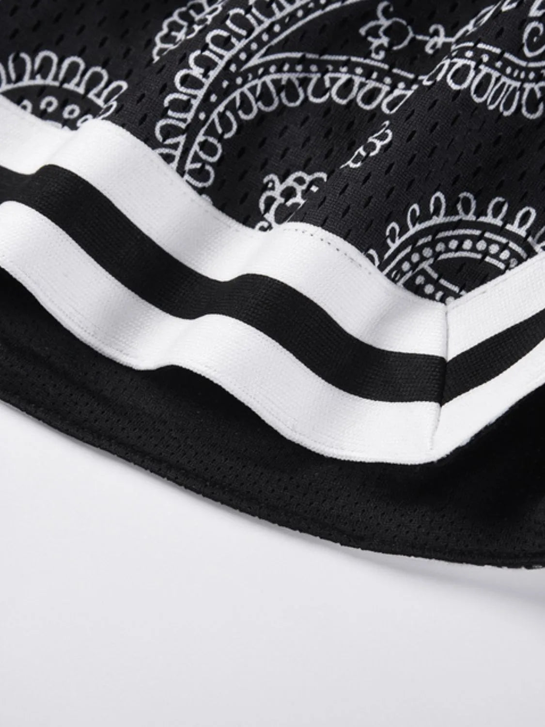 Men's Drawstring Printed Shorts
