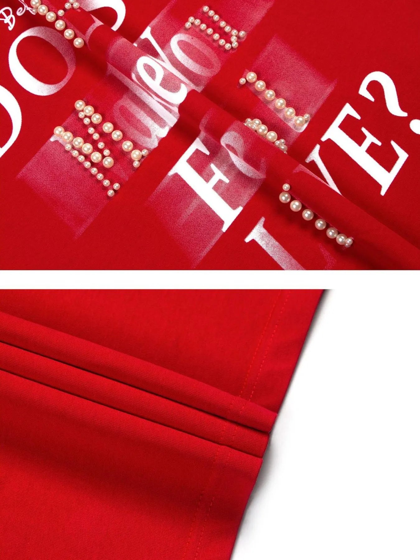 Men's Letter Round Neck Short Sleeve T-Shirt