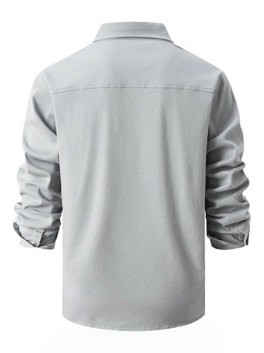 Men's Full Size Button Up Long Sleeve Shirt Plus Size