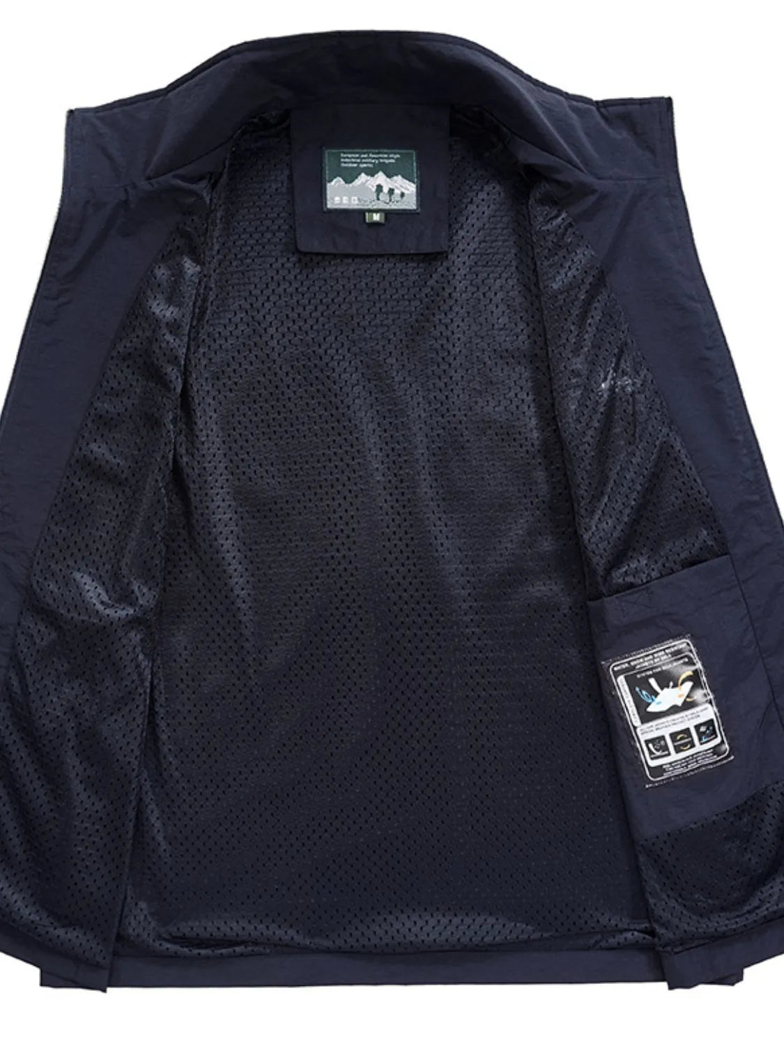 Men's Plus Size Zip Up Vest