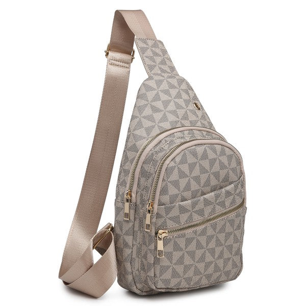 Pattern Sling Backpack