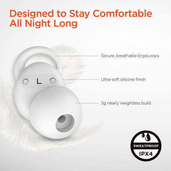HyperGear SleepEEZ Mini Noise-Blocking TWS Earbuds