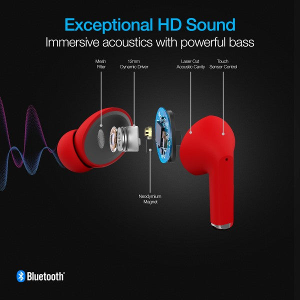 Naztech Xpods PRO TWS with Wireless Charging Case