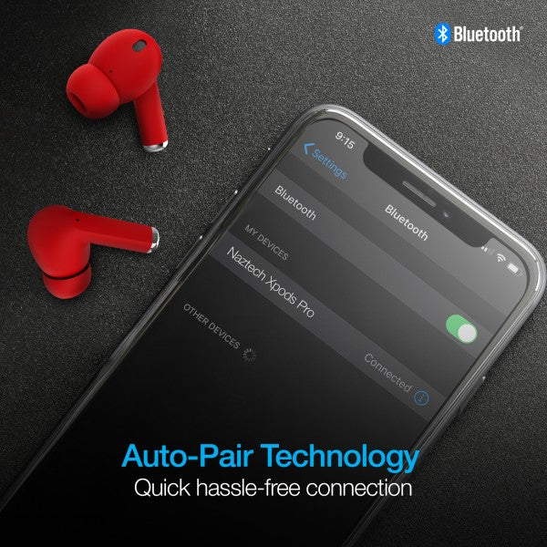 Naztech Xpods PRO TWS with Wireless Charging Case