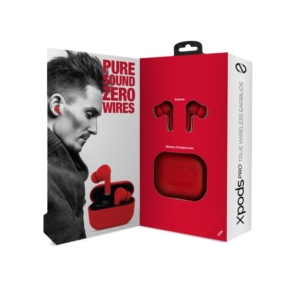 Naztech Xpods PRO TWS with Wireless Charging Case