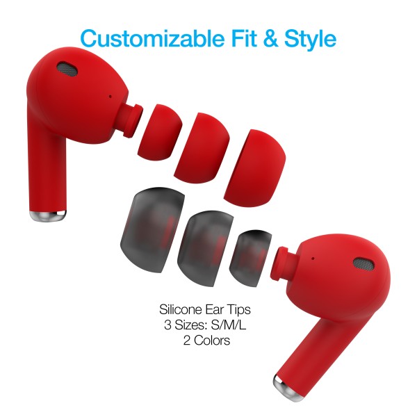 Naztech Xpods PRO TWS with Wireless Charging Case