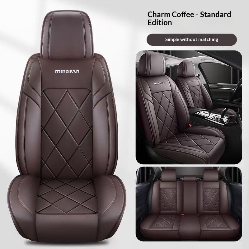 Cozy, Simple Full-coverage Seat Covers With Customizable Stitching Lines