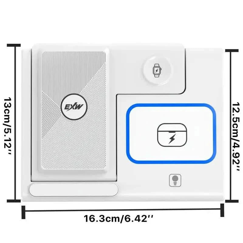 3-in-1 Multifunctional Convenient Wireless Charging Station