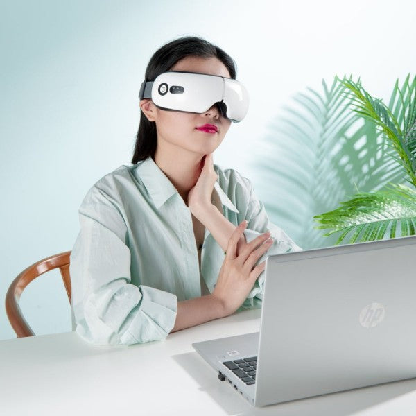 Therapeutic Heated Eye Massager - For Headache Rel