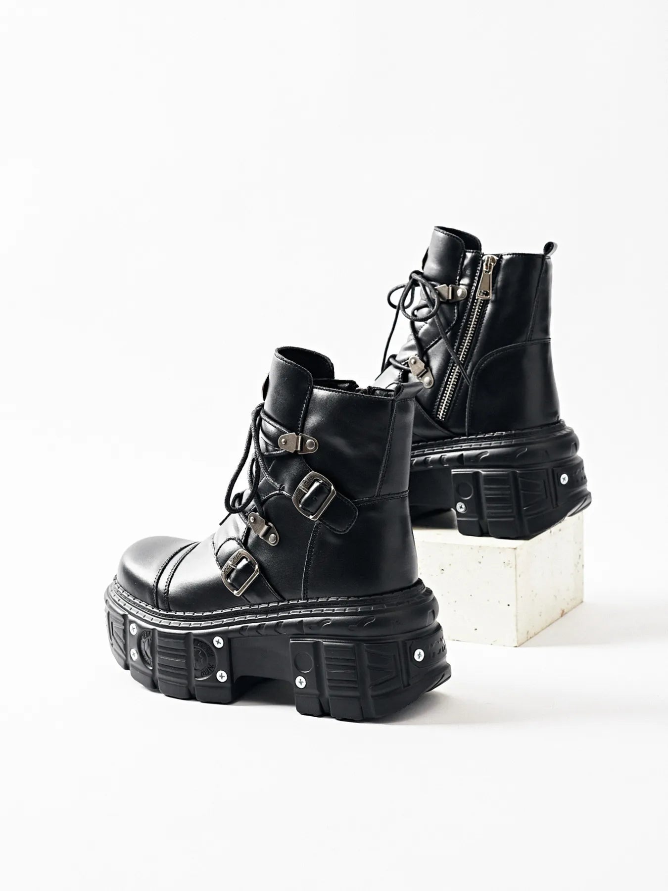 Lace Up Platform Boots