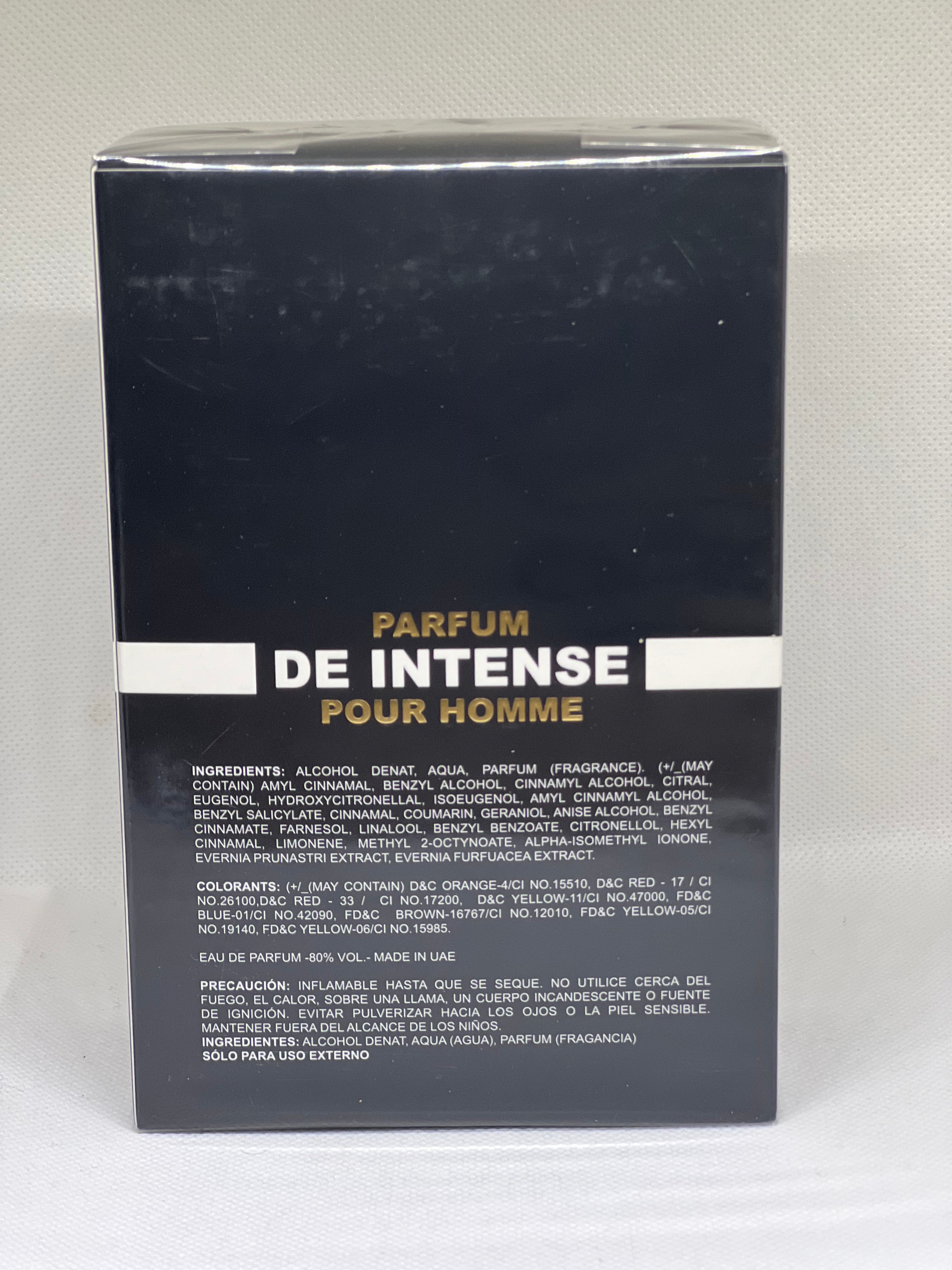 De Intense By Emper 2.8Fl.OZ Eau De Parfum Pour Homme