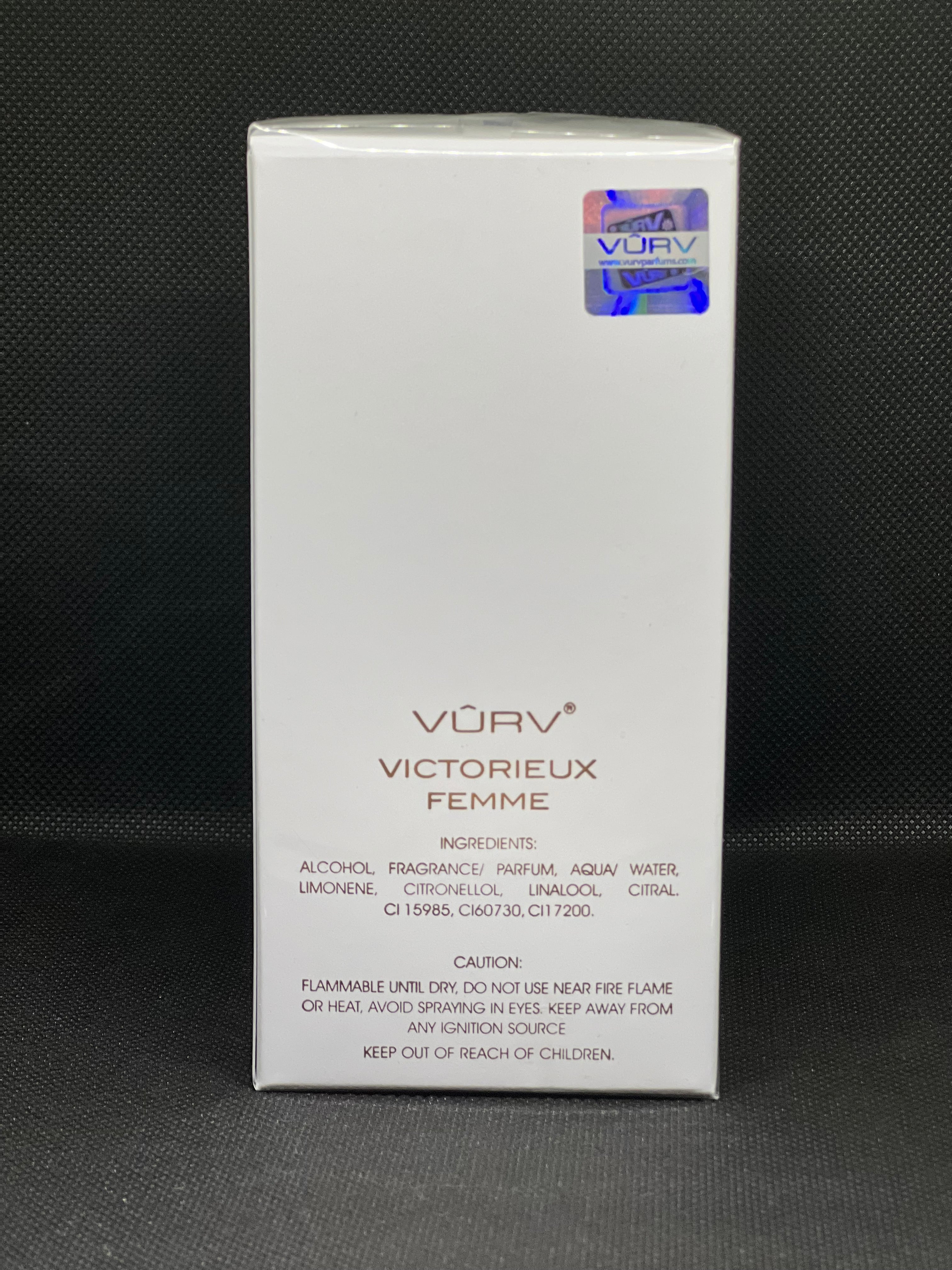 Victorieux Pour Femme 3.4Fl.Oz Women’s Eau De Parfum by Vurv