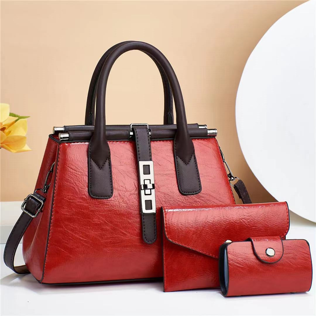 Large-capacity Vintage Shoulder Tote And Crossbody Bag