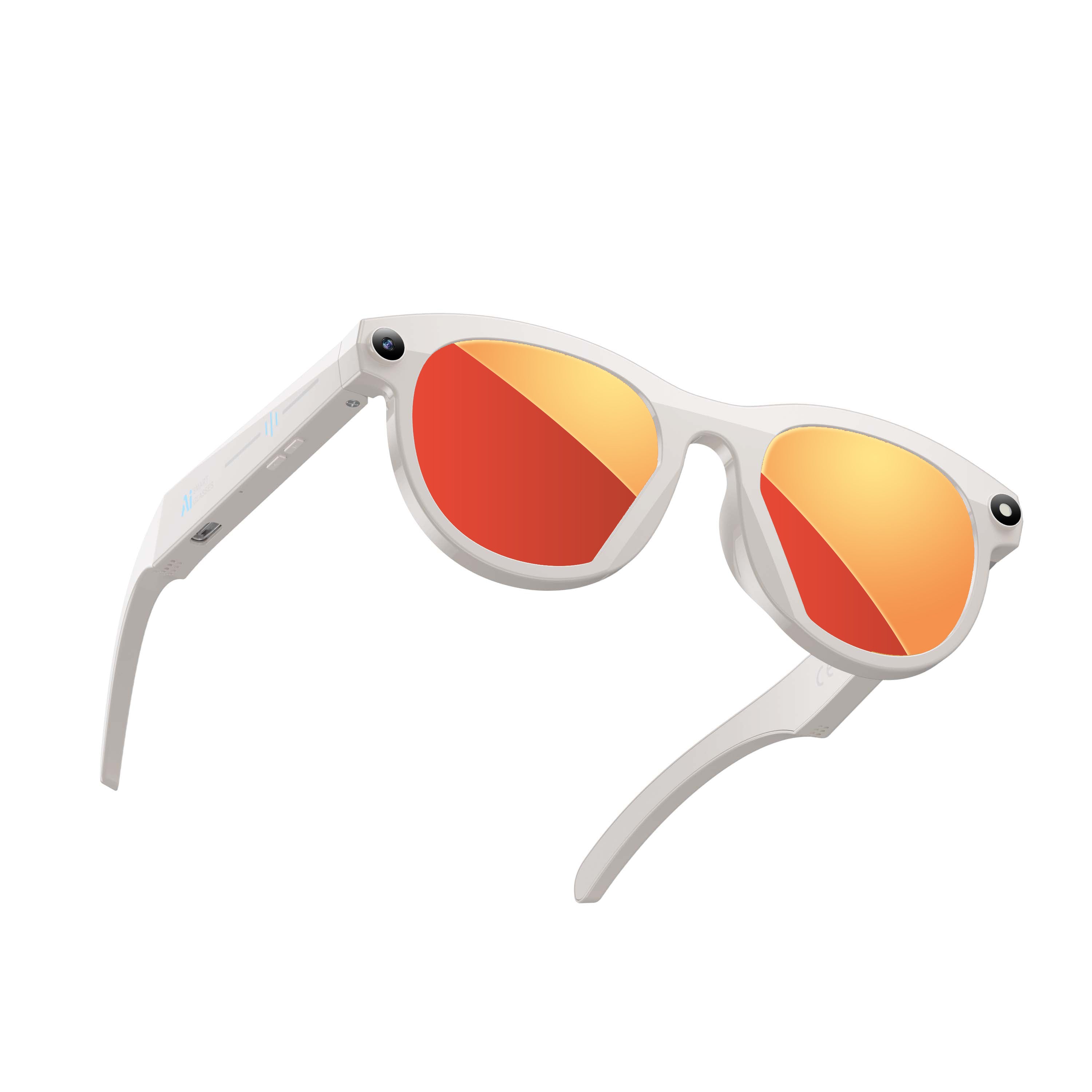 2MP AI Smart Glasses With Camera  Bluetooth Sunglasses For Music Calling Translation M88