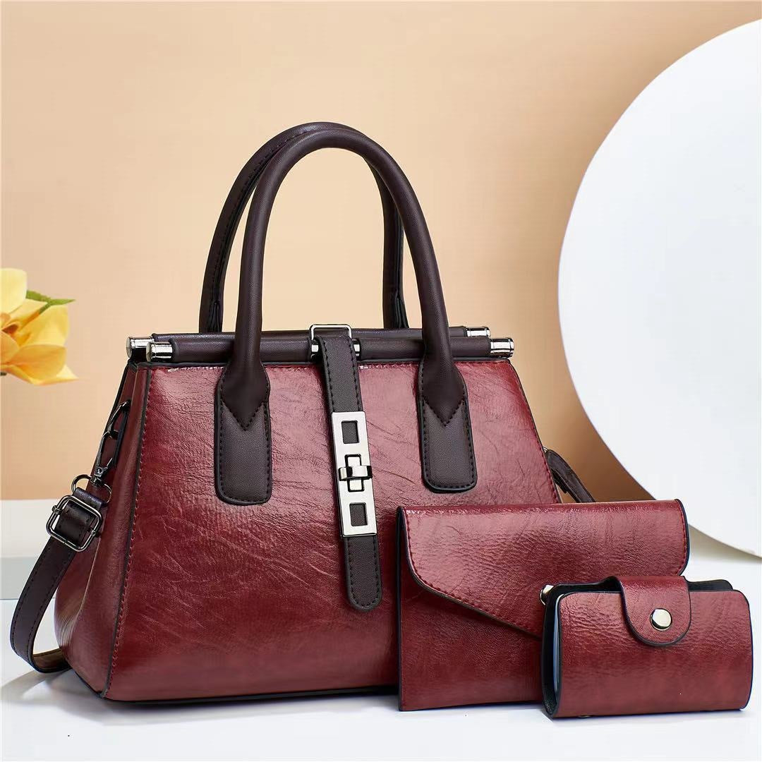Large-capacity Vintage Shoulder Tote And Crossbody Bag