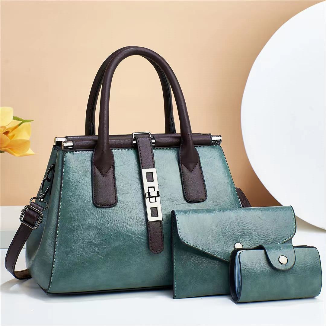 Large-capacity Vintage Shoulder Tote And Crossbody Bag