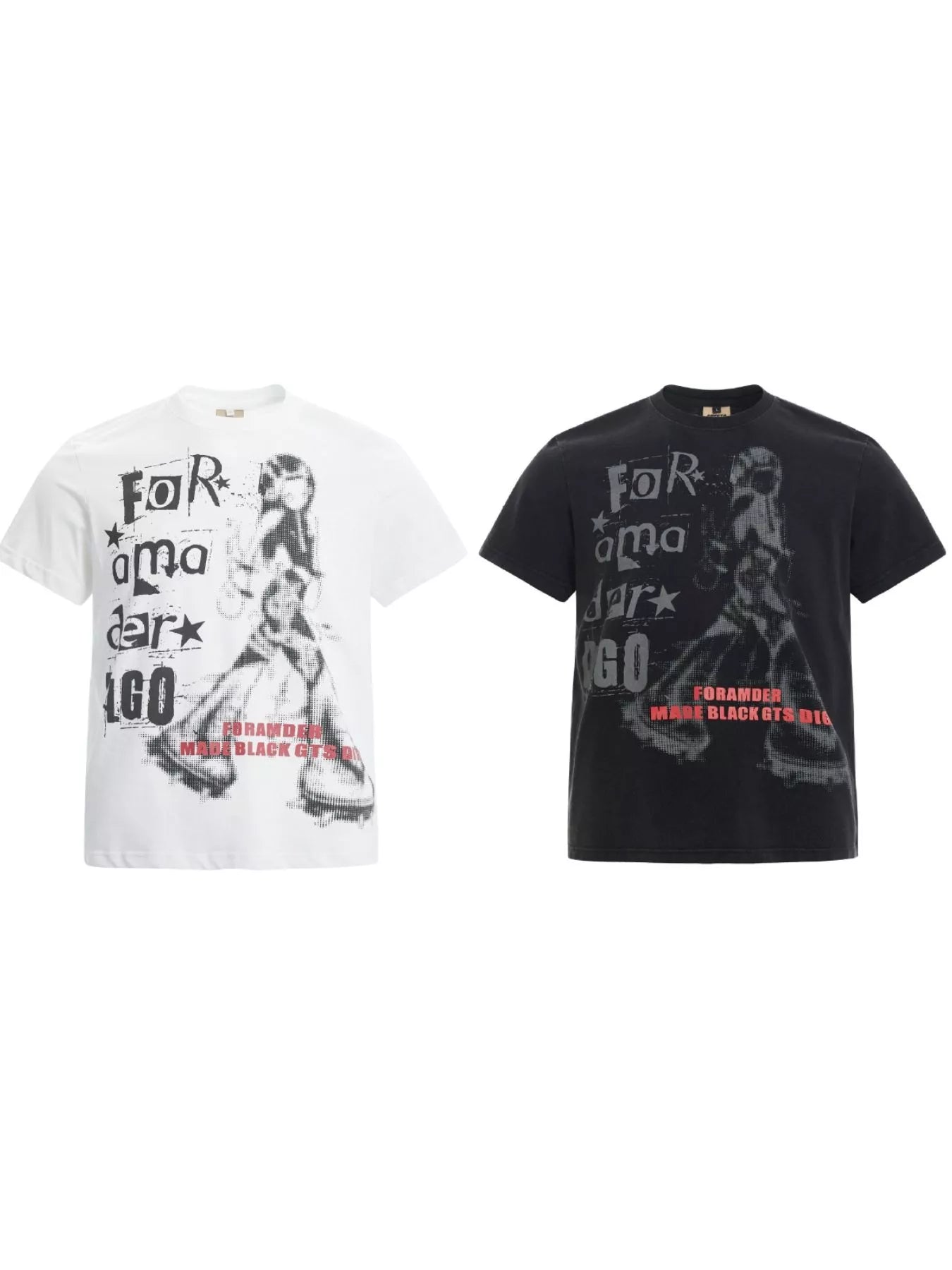 Men's Graphic Round Neck Short Sleeve T-Shirt
