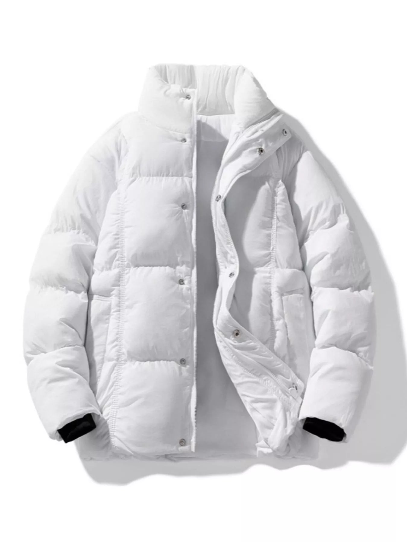 Men's Plus Size Warm Padded Puffer Jacket