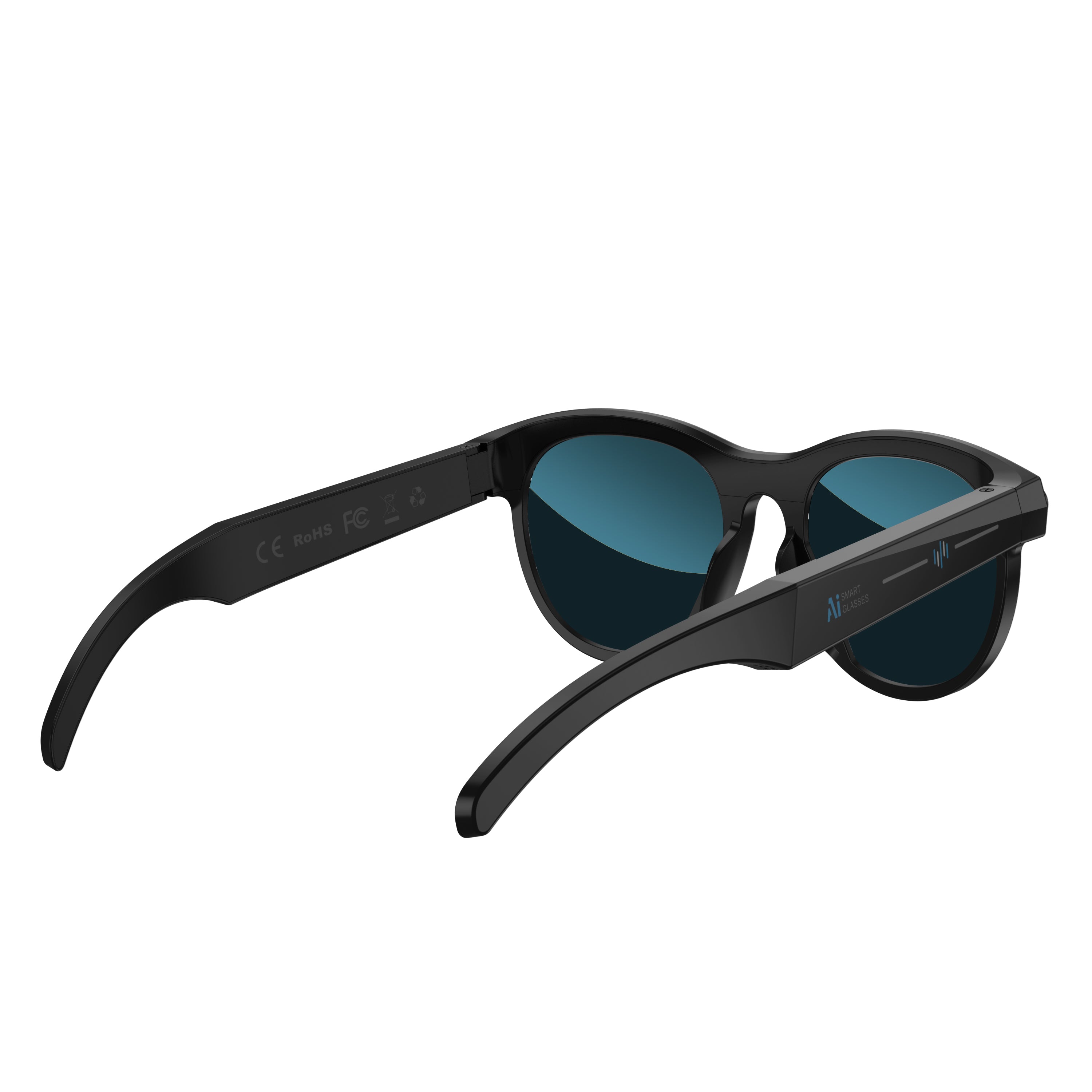 2MP AI Smart Glasses With Camera  Bluetooth Sunglasses For Music Calling Translation M88