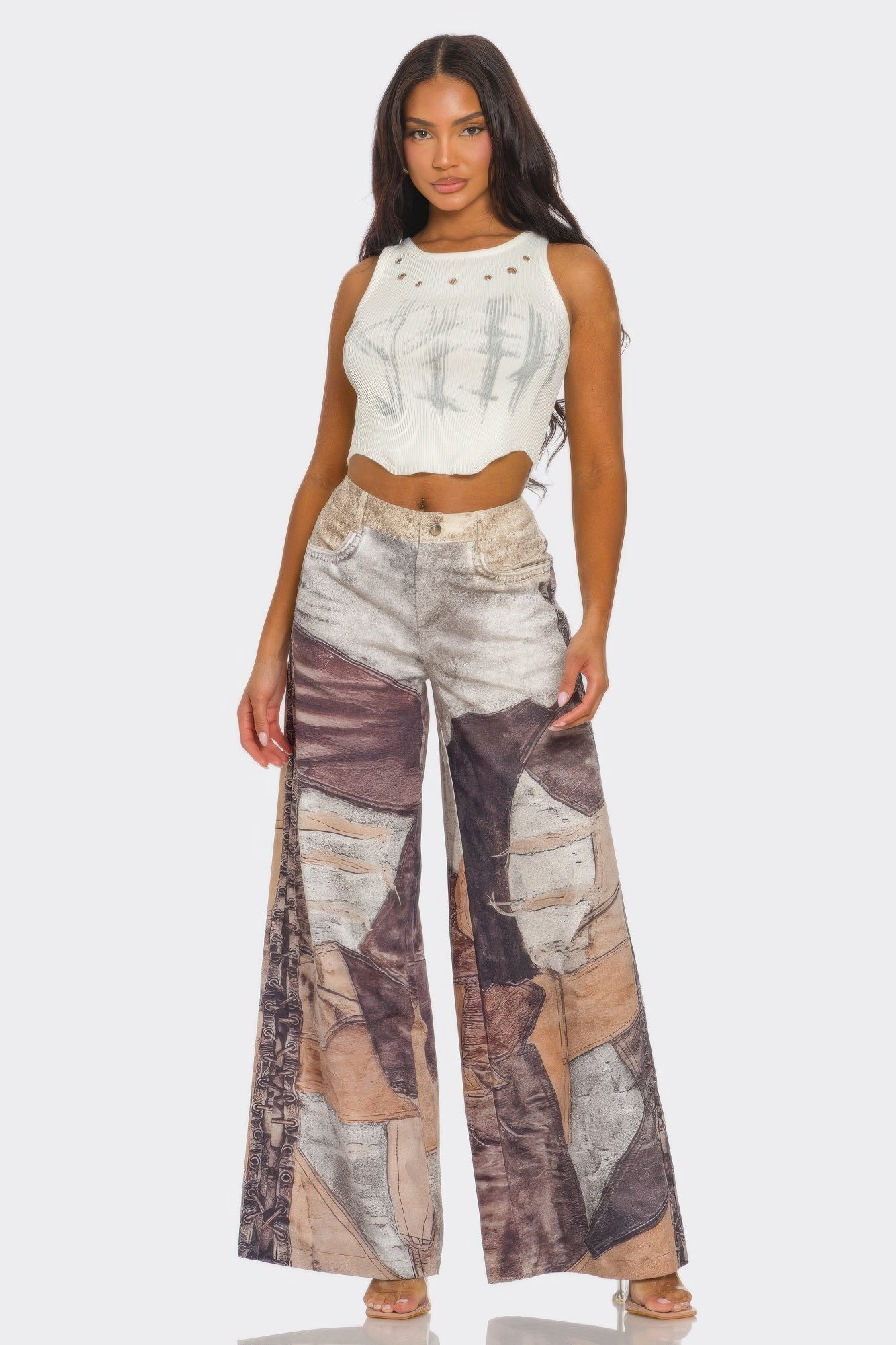 Fabric Printed Pants