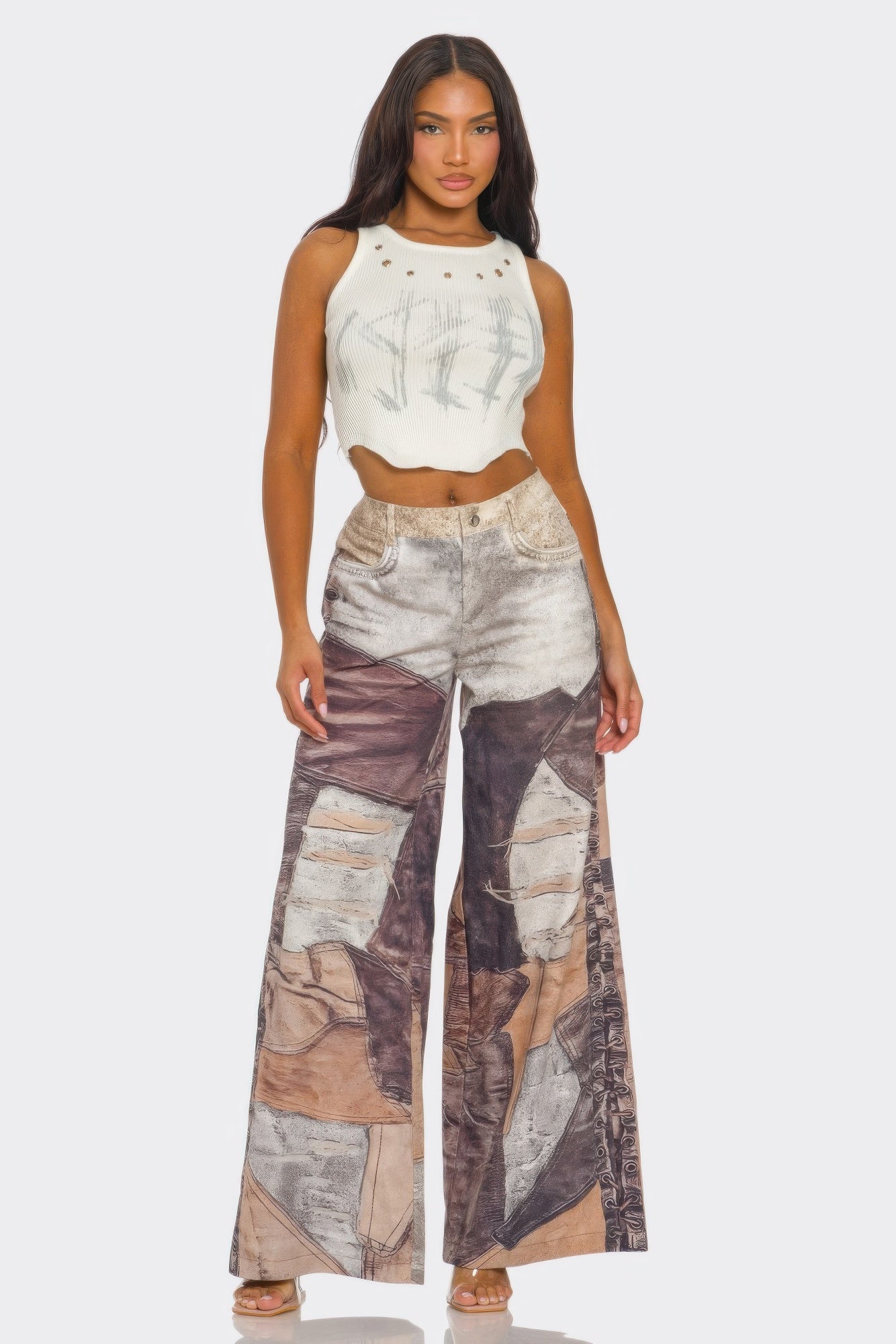 Fabric Printed Pants