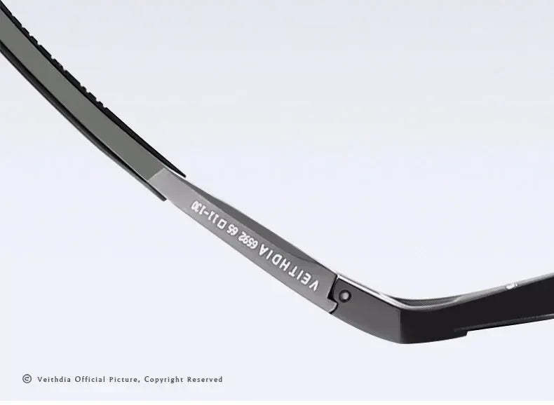 VEITHDIA Brand Designer Men's Sunglasses Aluminum Magnesium Polarized UV400 Sun Glasses Cycling Sports Male Outdoor Eyewear 6592