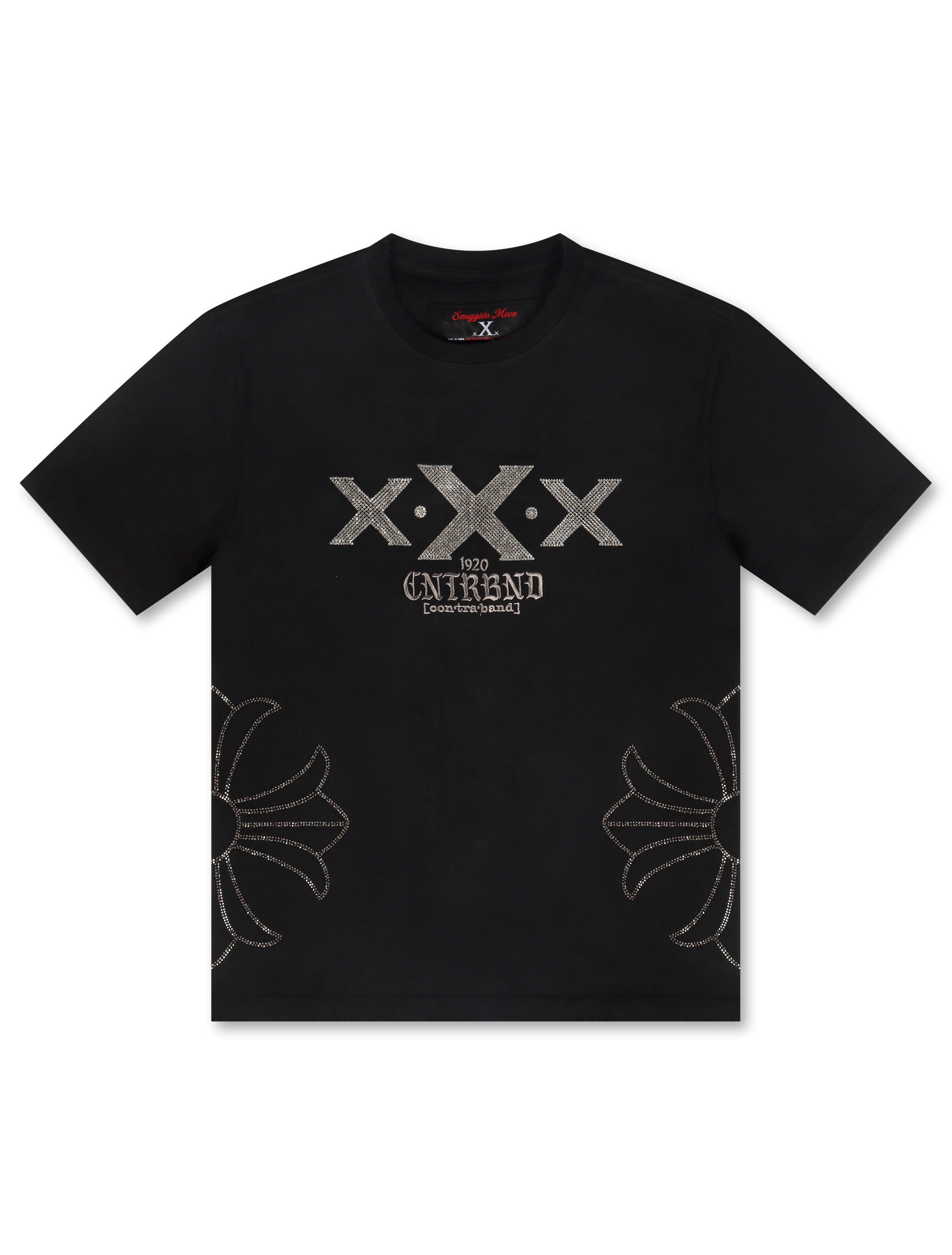 Smugglers Moon X Chain Knit Top - Black