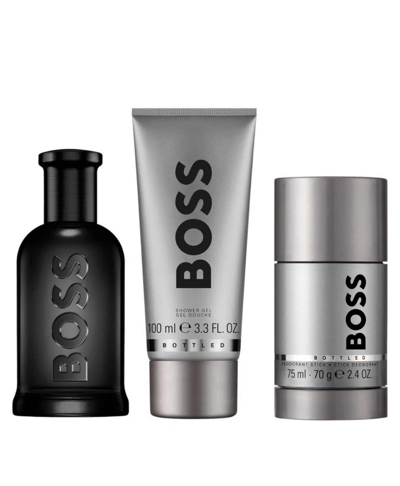 Hugo Boss BOSS Bottled 3pc Gift Set EDP 3.3 oz 100 ml Men
