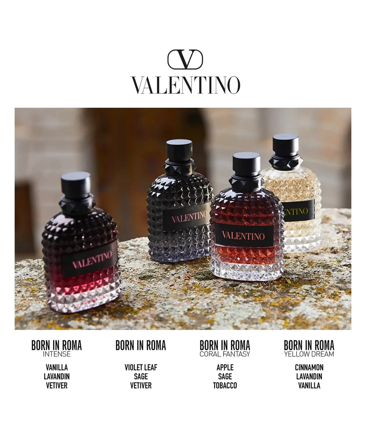 VALENTINO Uomo Born in Roma Intense 3.4 oz EDP for men