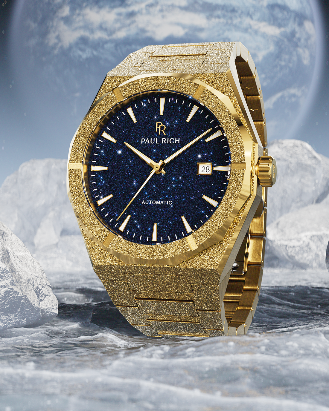 Frosted Star Dust II Gold