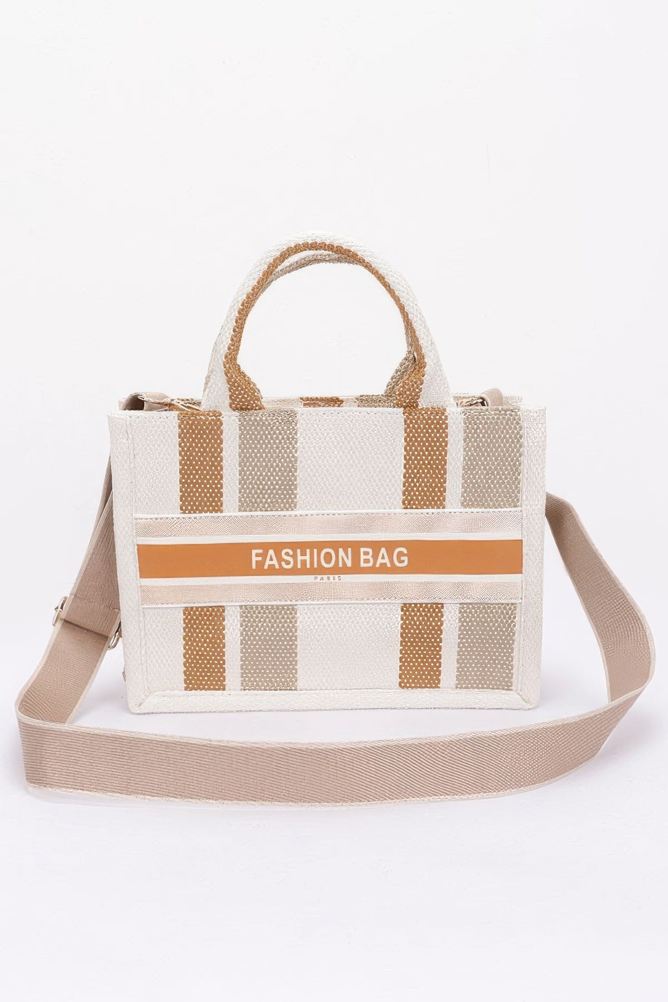 Pleated Faux Leather Crossbody Bag