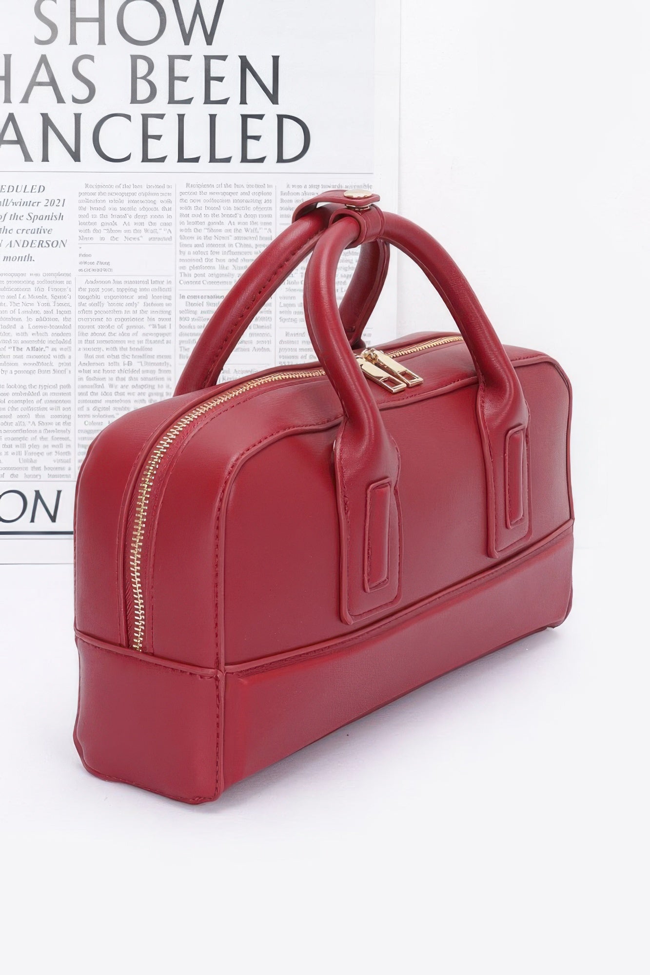 Faux Leather Handbag