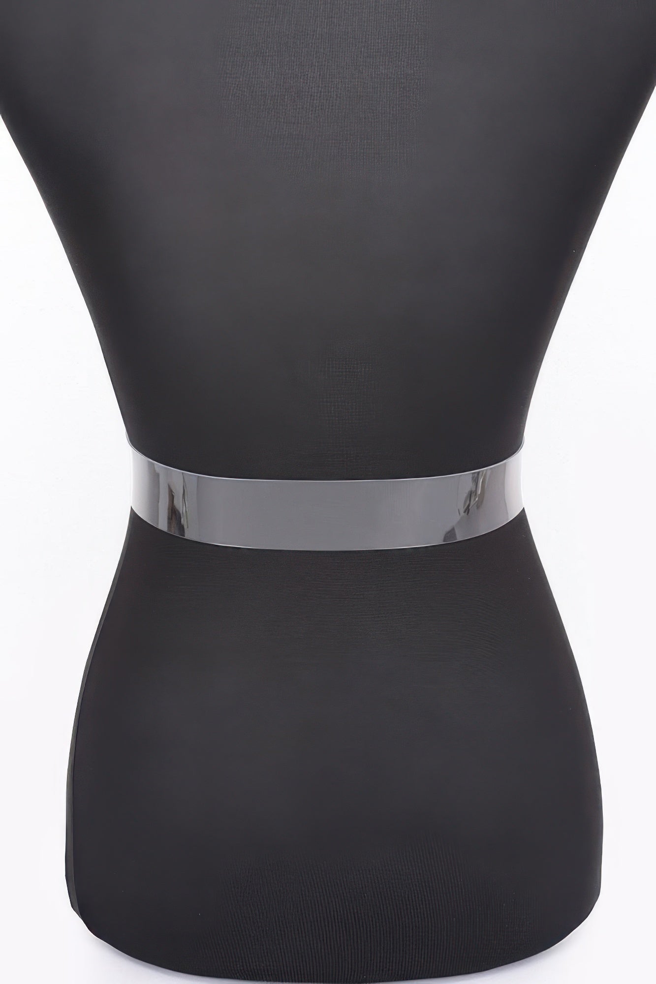 Rhinestone Metal Buckle Clear Belt