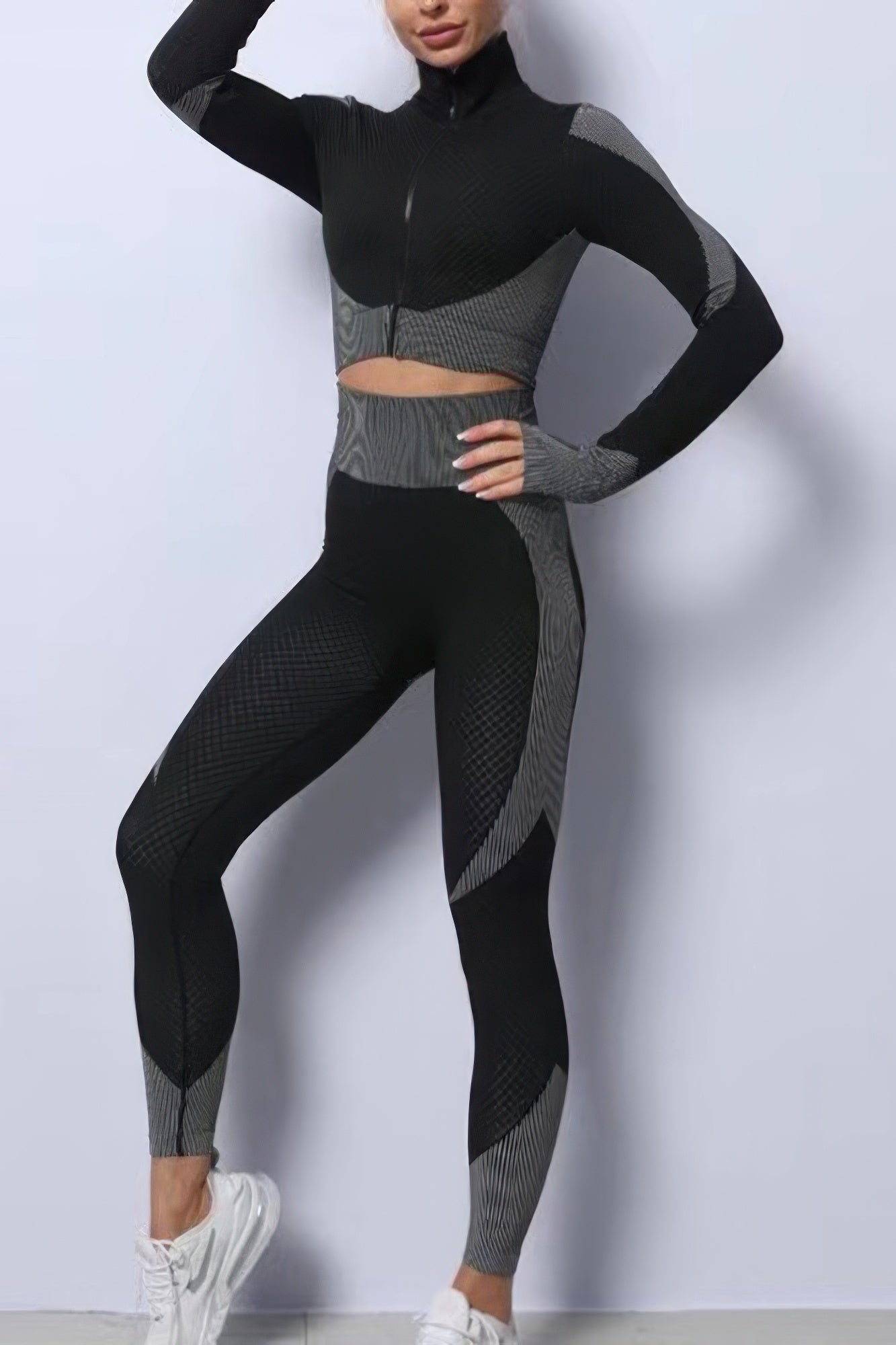 Color Block Activewear Set