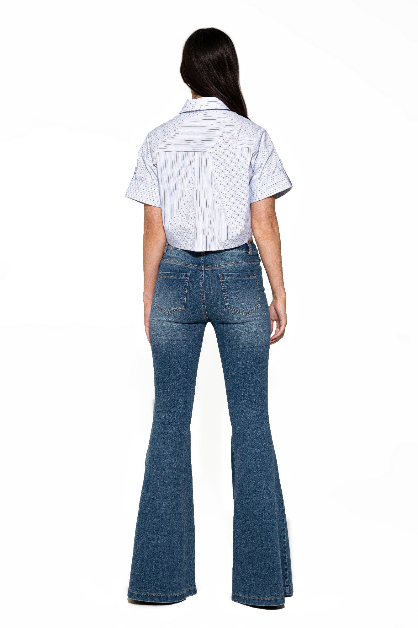 Signal Flare High-rise Panel Jeans