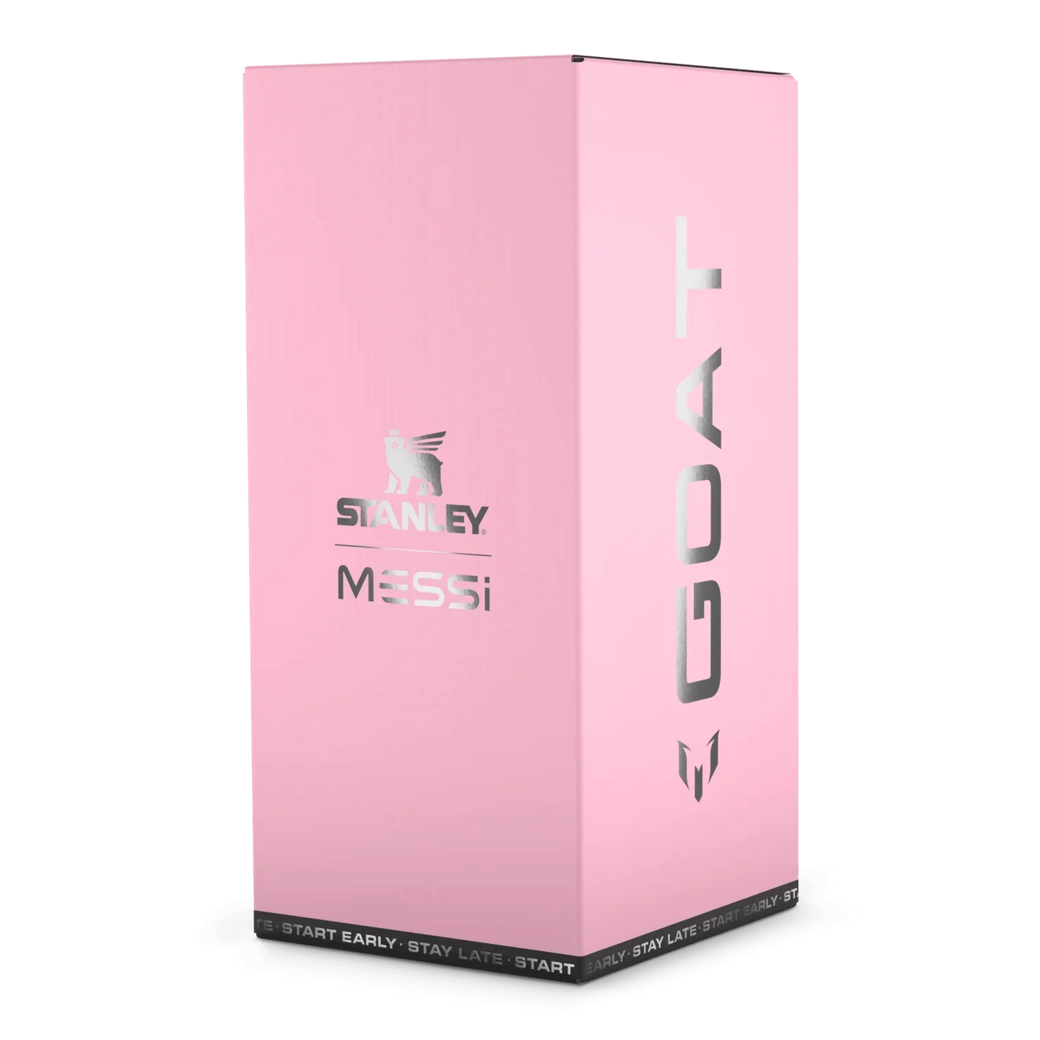 The Messi x Stanley Quencher Protour Flip Straw Tumbler | 40 oz (Goat Pink)
