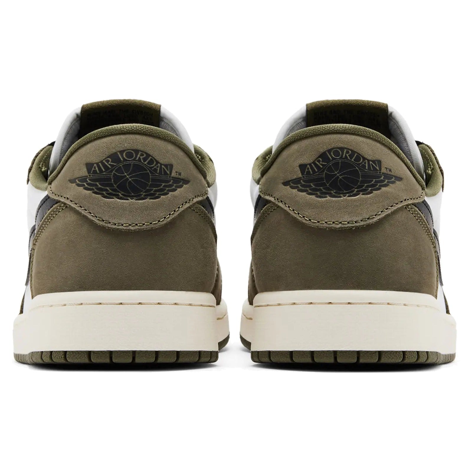 Air Jordan 1 Retro Low Medium Olive Summit White Sail Black