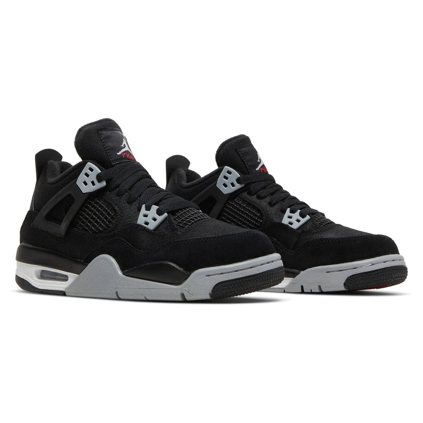 Air Jordan 4 Retro Black Canvas (GS)