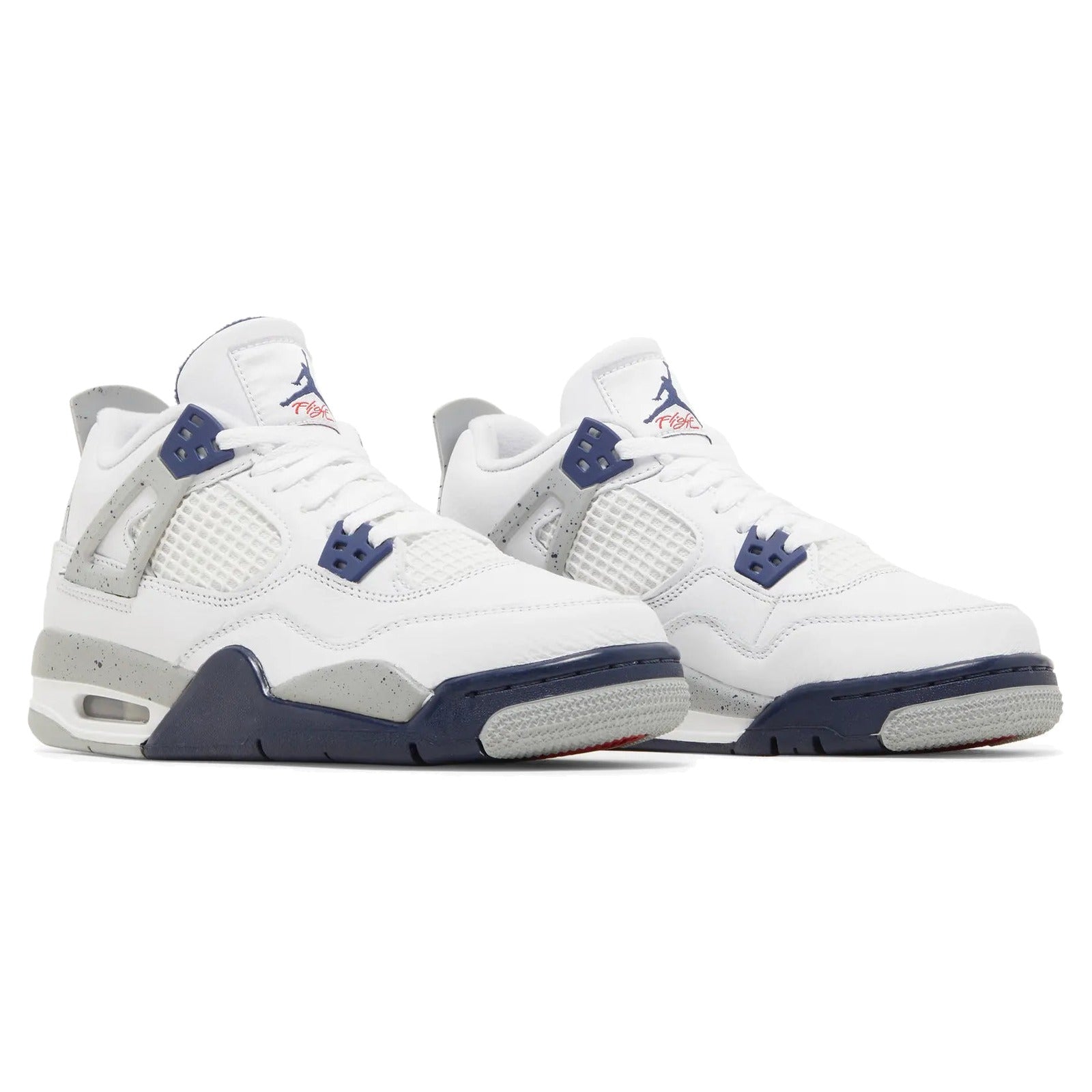 Air Jordan 4 Retro White Midnight Navy (GS)