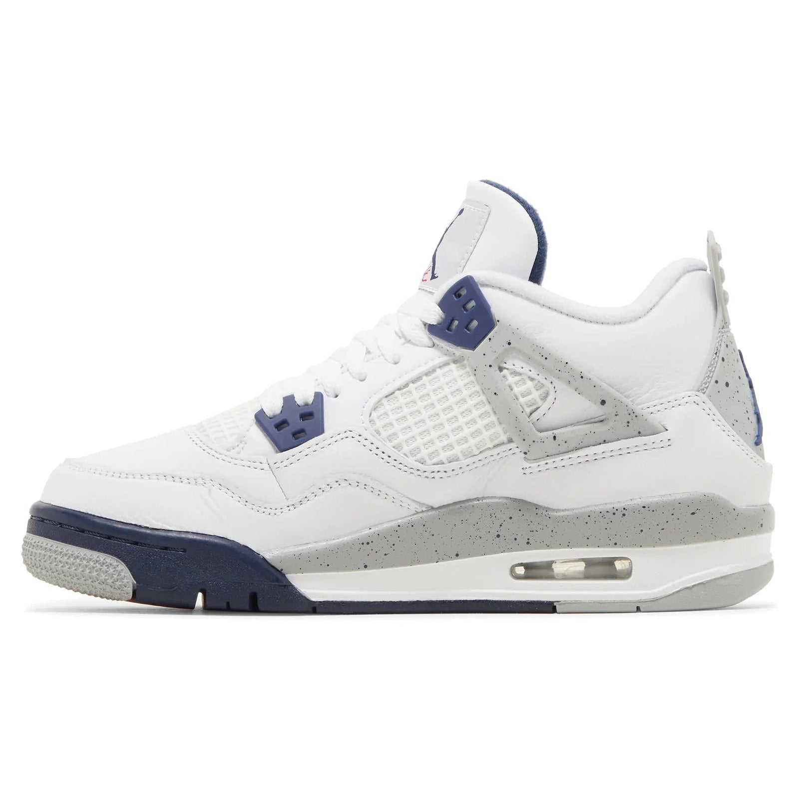 Air Jordan 4 Retro White Midnight Navy (GS)