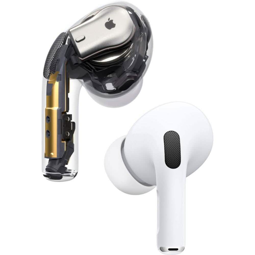 Apple AirPods Pro with Magsafe Charging Case - White (Refurbished)