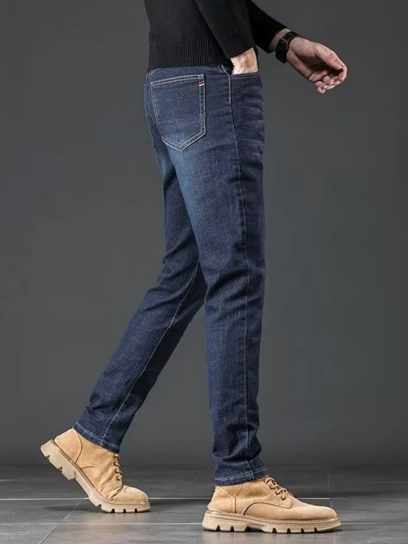 Men's Slim Fit Wash Jeans