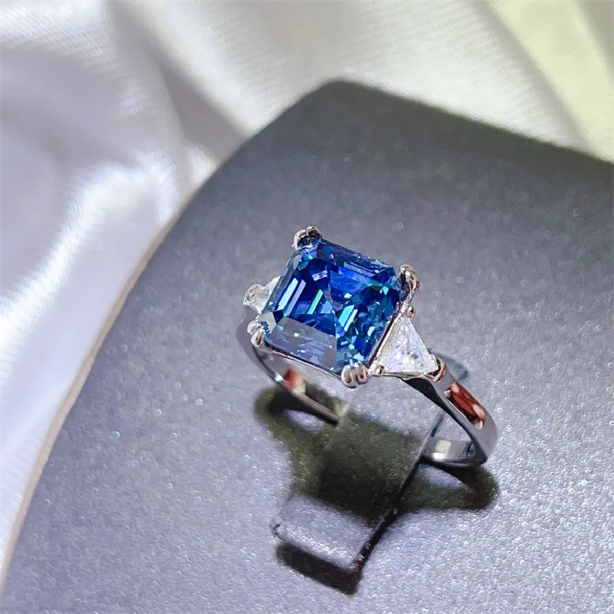 3 Carat Moissanite 925 Sterling Silver Ring