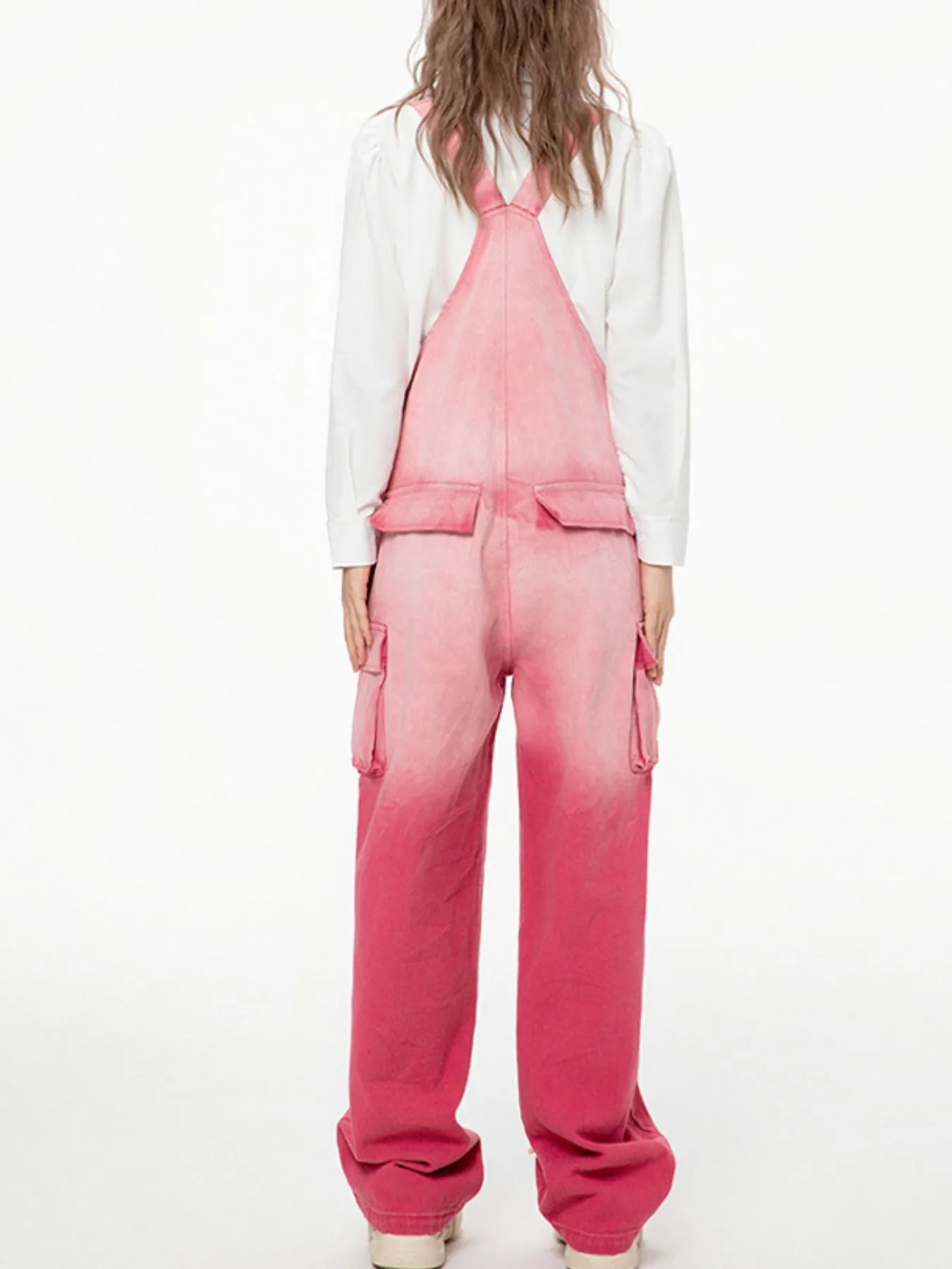 Gradient Wide Leg Overalls