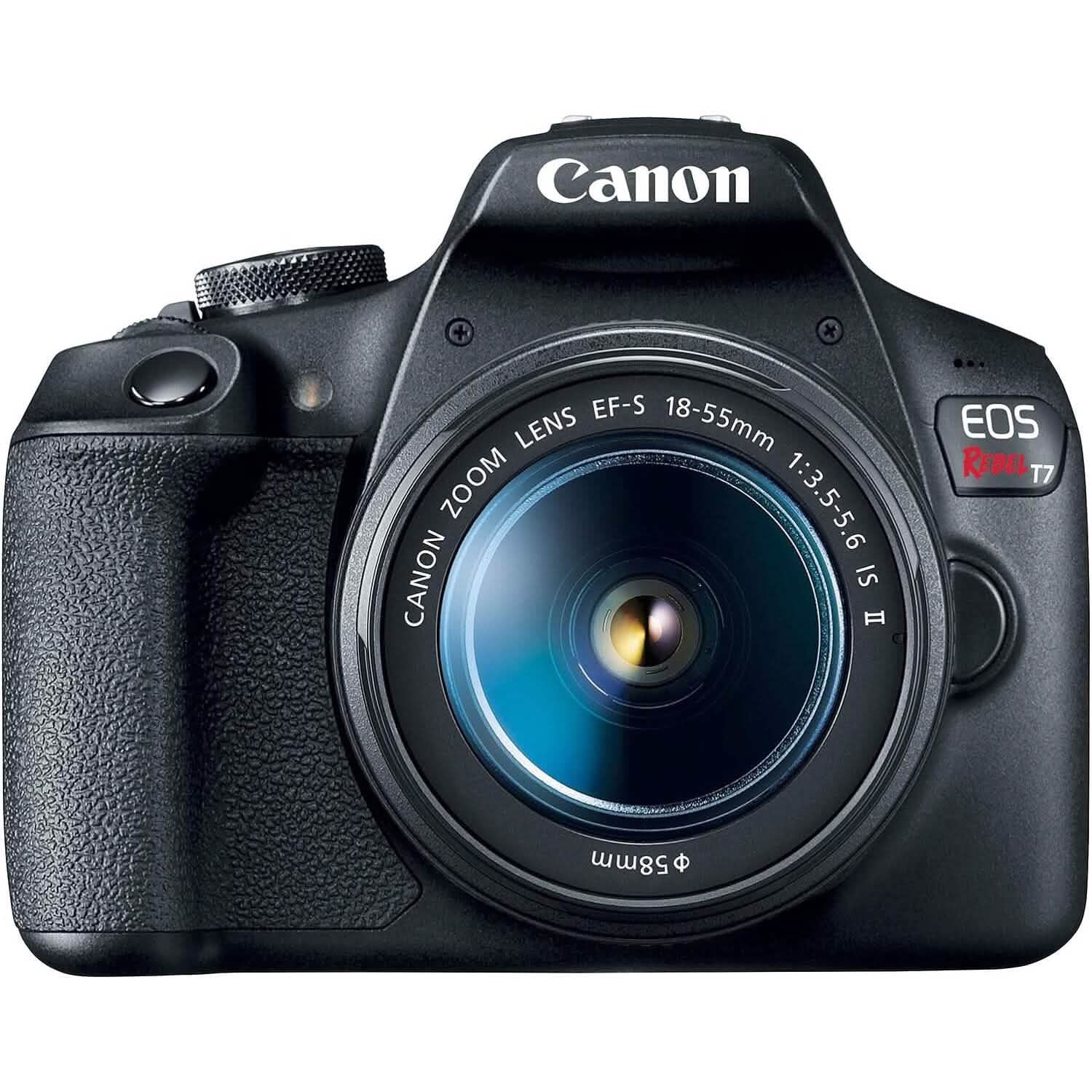 Canon EOS Rebel T7 DSLR Camera with 18-55mm Lens (Refurbished)