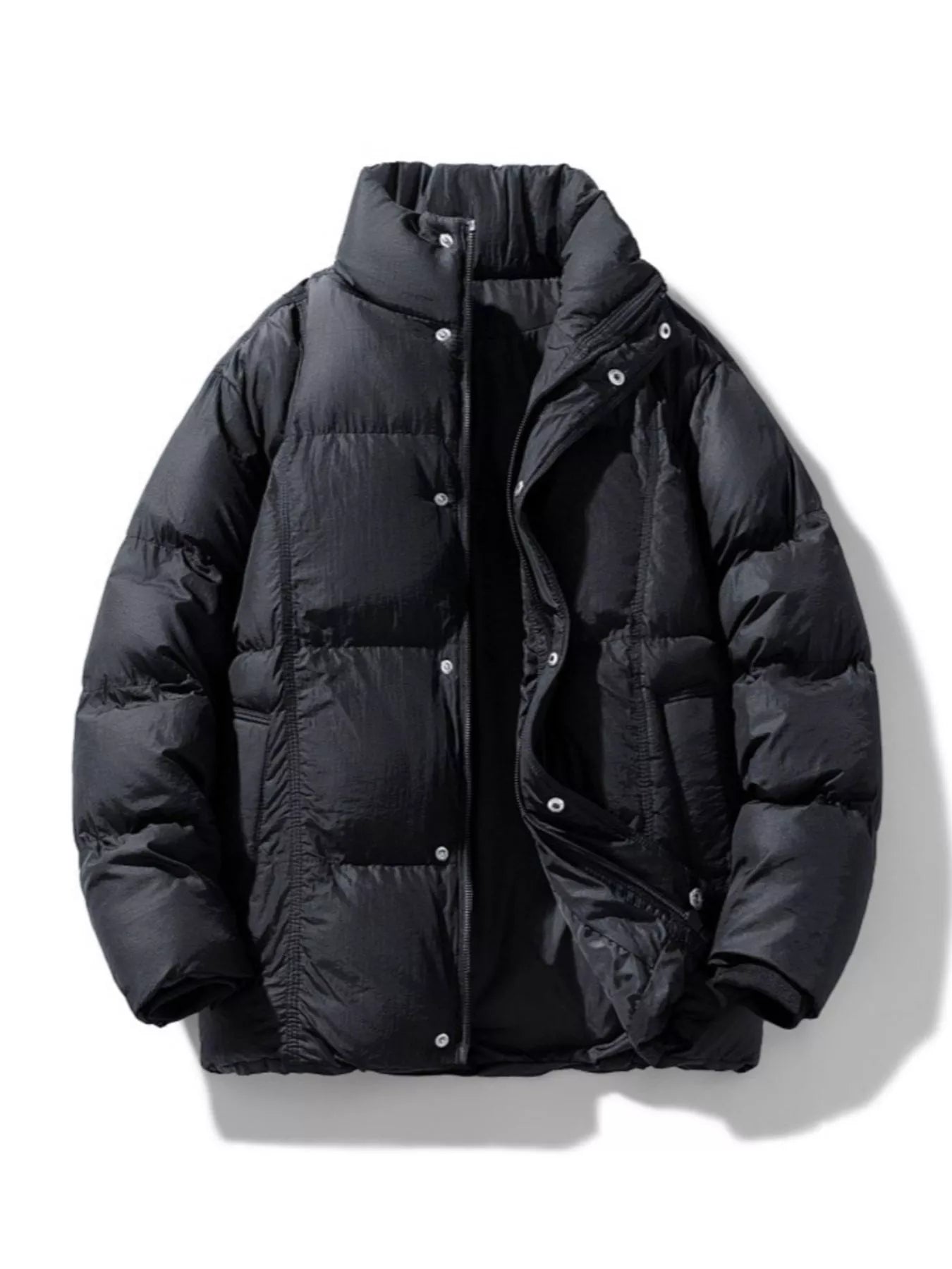 Men's Plus Size Warm Padded Puffer Jacket