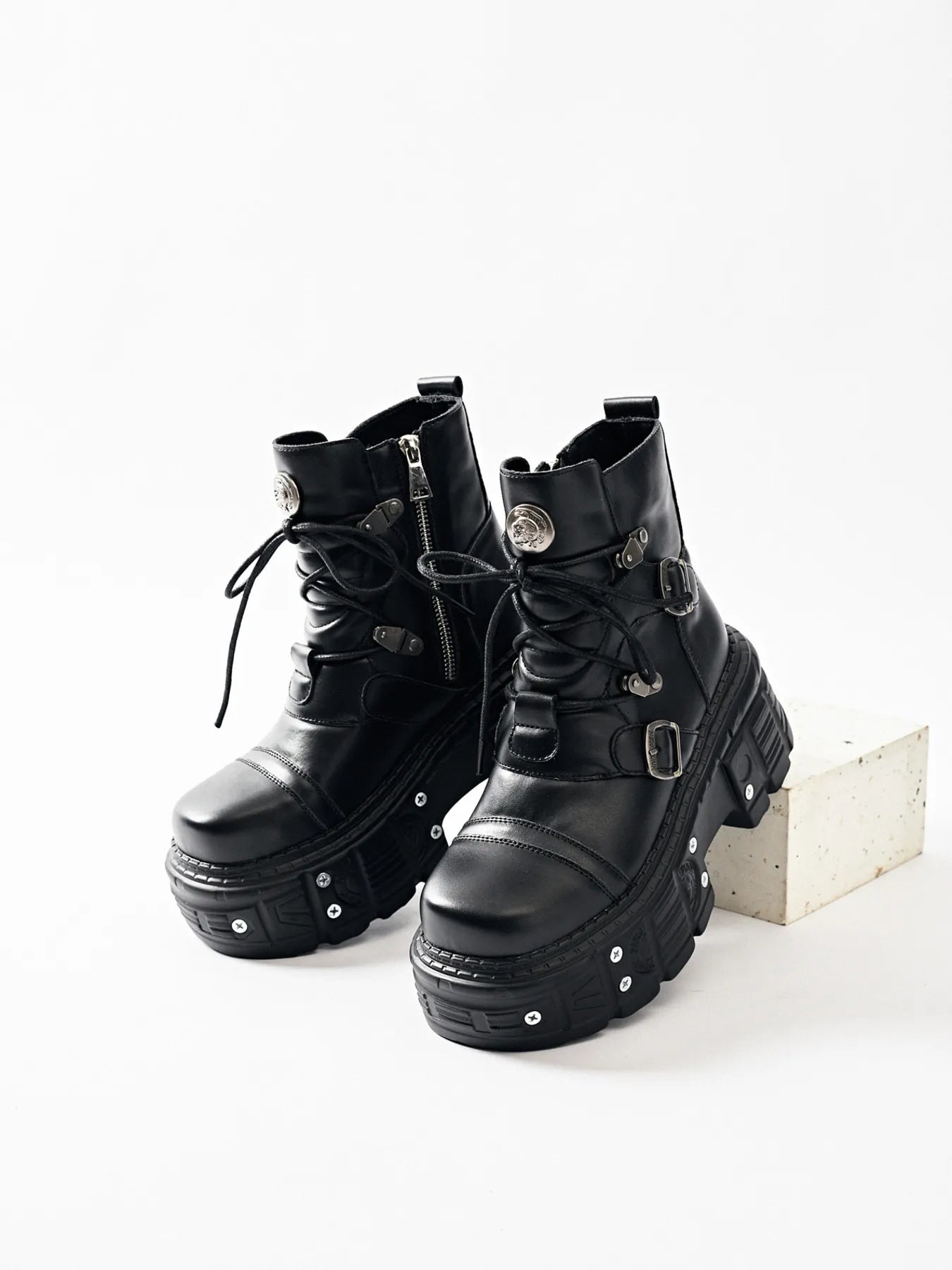 Lace Up Platform Boots