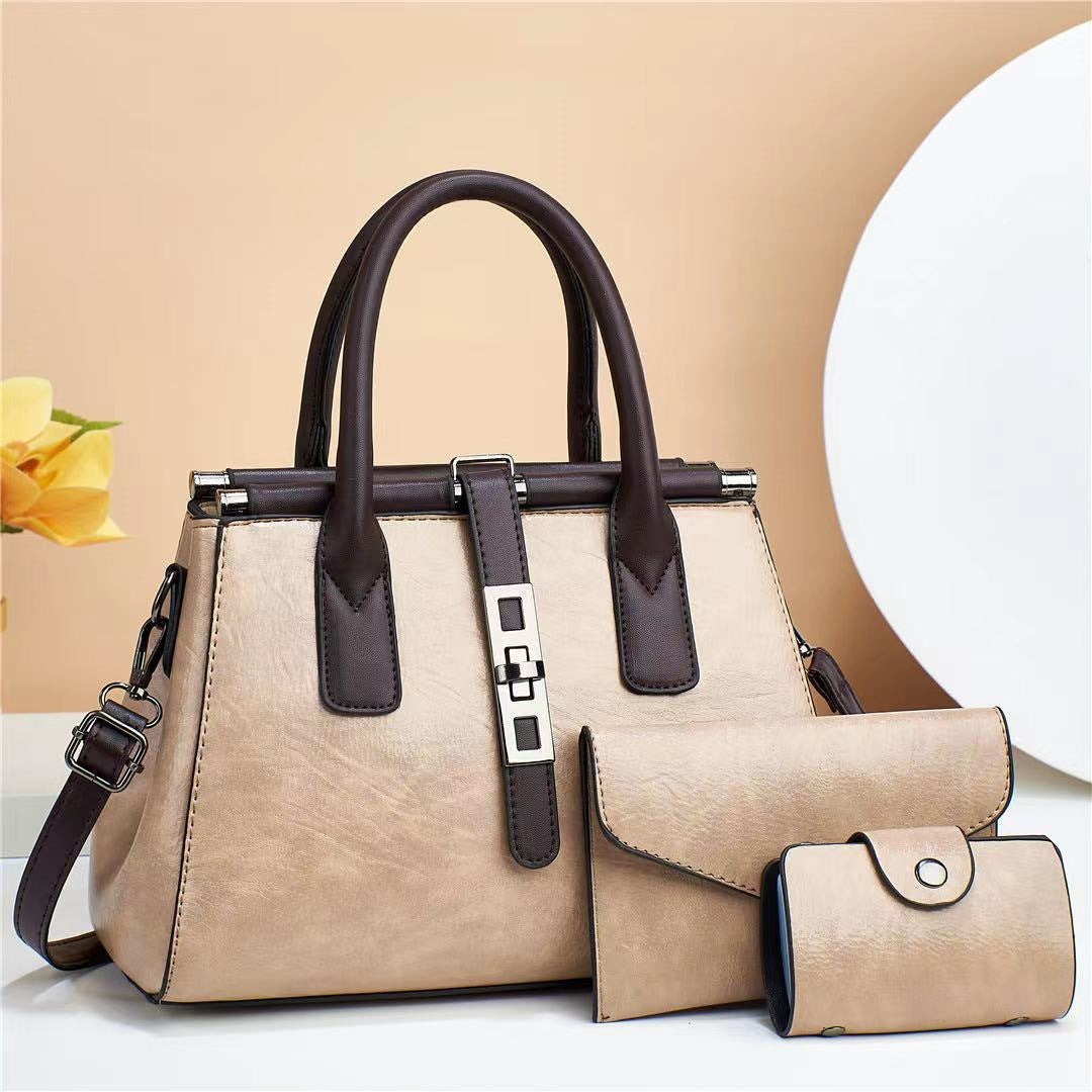 Large-capacity Vintage Shoulder Tote And Crossbody Bag
