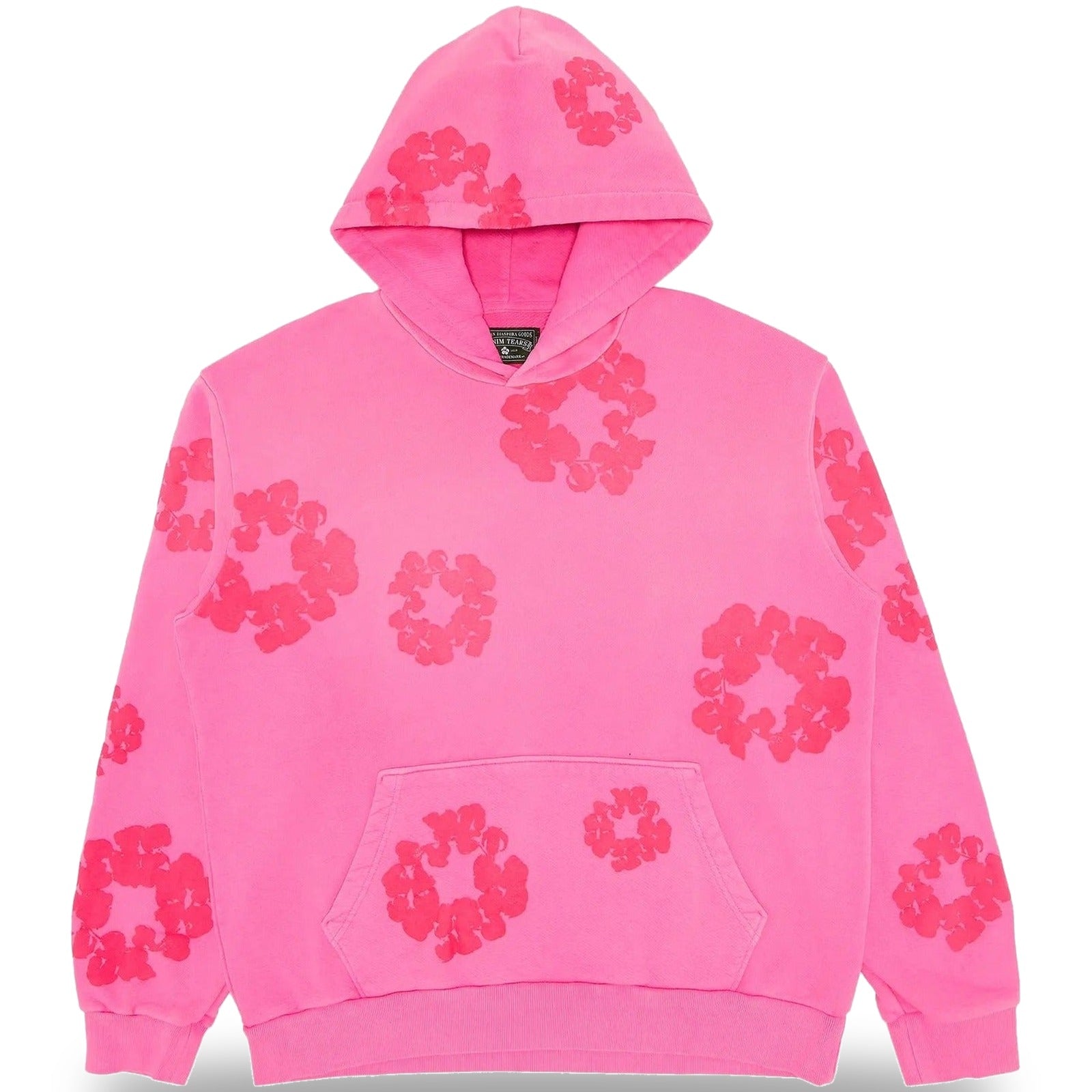 Denim Tears Mono Cotton Wreath Hoodie Hyper Pink