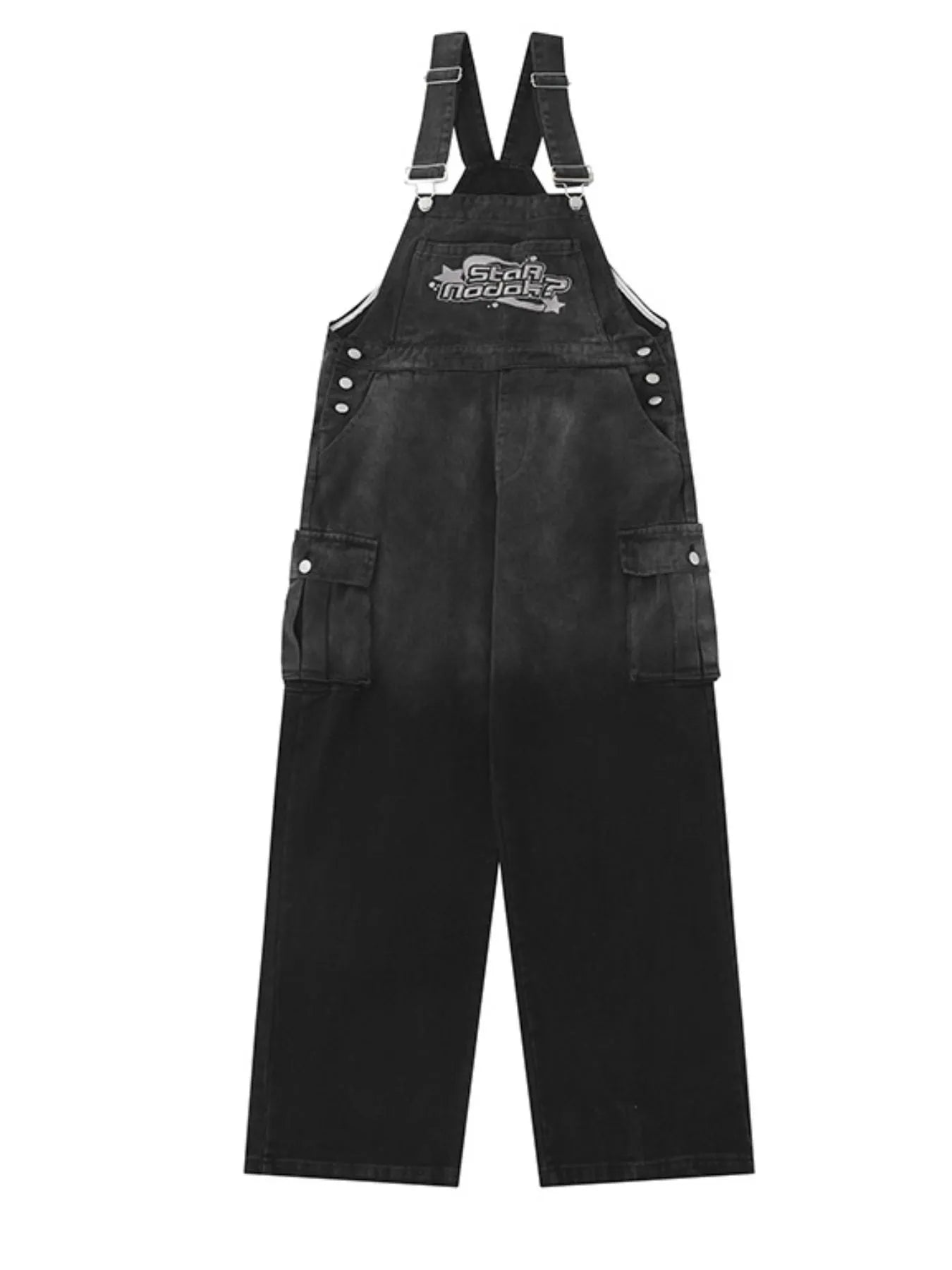 Gradient Wide Leg Overalls